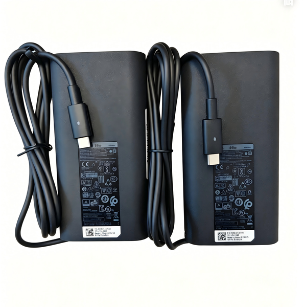 2 x Dell 90W USB-C Type C Laptop AC Adapter Charger 20V 4.25A -ADAPTER ONLY