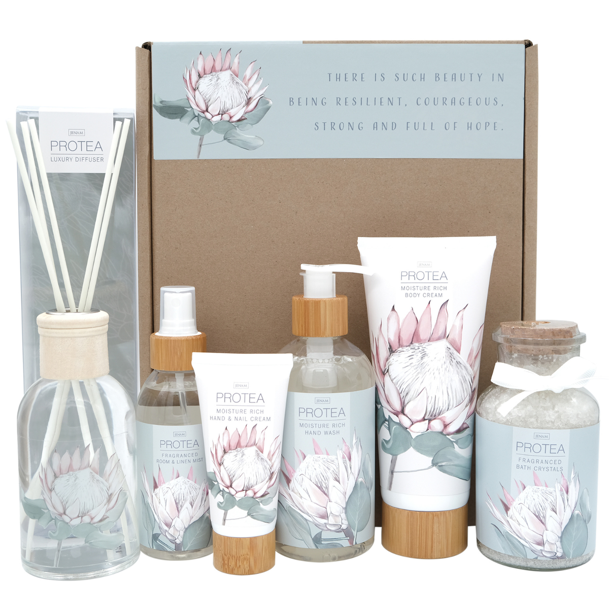 Protea Dreams Gift Box Women's Gift Set Bath & Body Set (with
