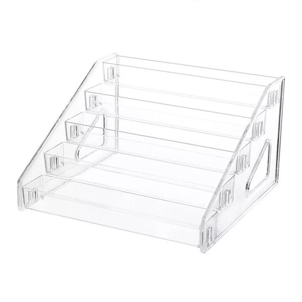 Acrylic 5 Layers Nail Polish Organizer Essential Oils Holder Makeup Rack