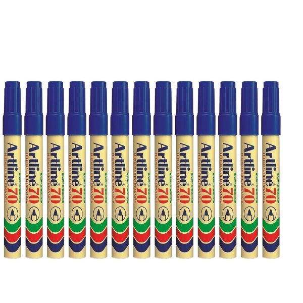 Artline - EK 70 Bullet Point Permanent Marker 1.5mm - Green - Pack of 12