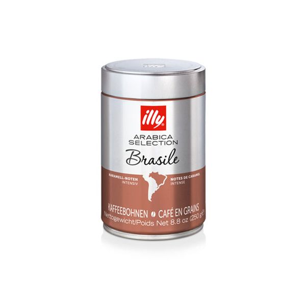 illy Coffee Bean Brazil - Monoarabica Coffee Beans - 250g Tin