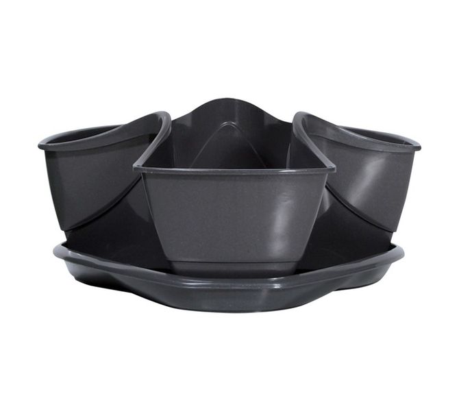 Coubi Herb Pot Graphite 295 x 295 x 140 mm
