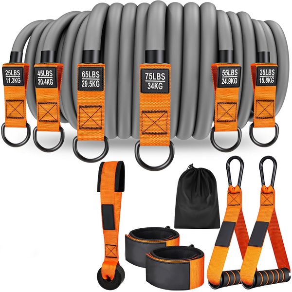Resistance Bands, Exercise Bands with Handles, Fitness Bands for Working Out