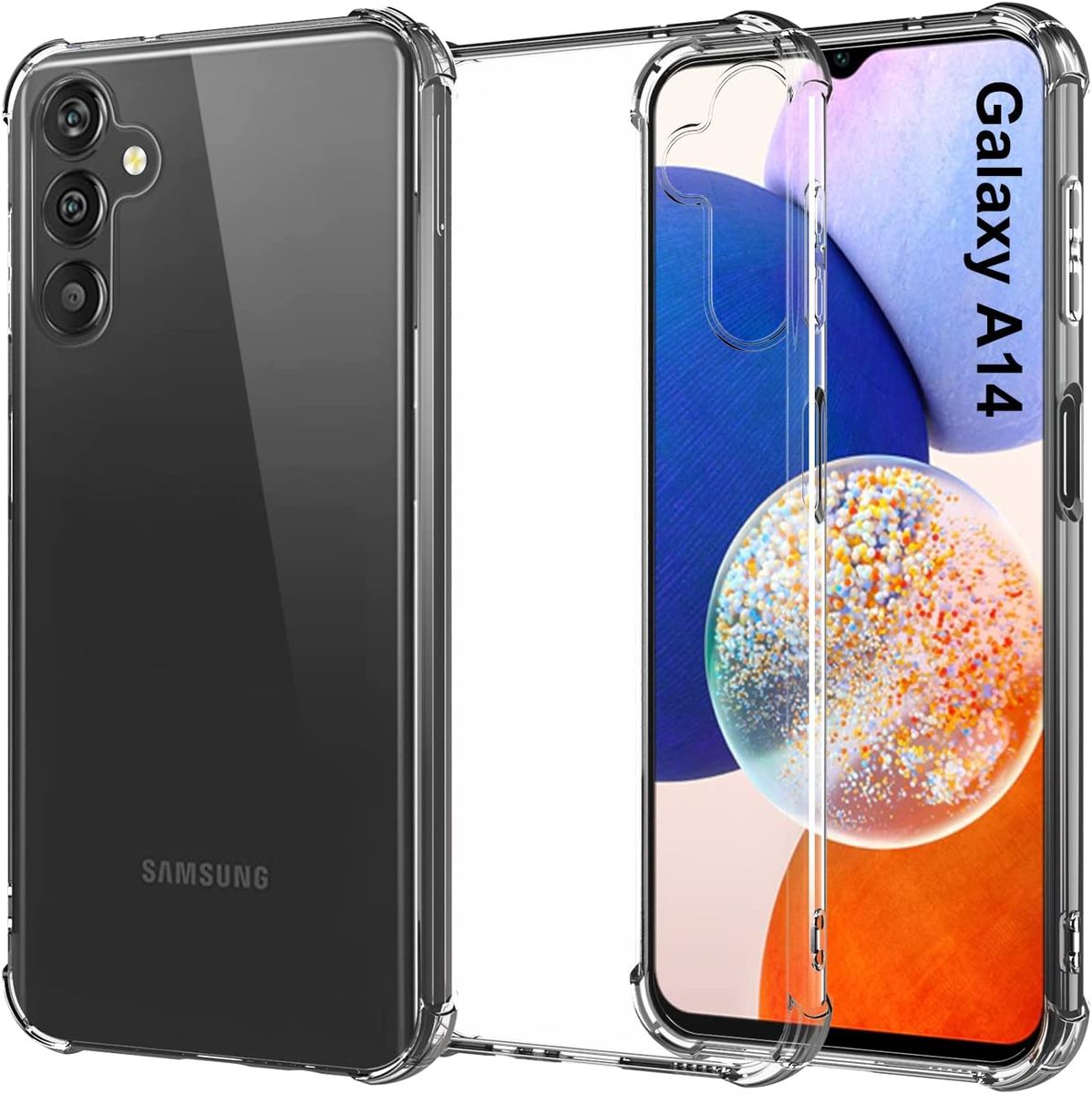 Transparent TPU Clear Pouch Gel Case For Samsung Galaxy A14 Shop 