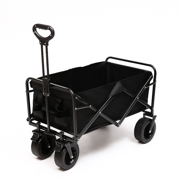 Folding Utility Cart - For Groceries &amp; Laundry