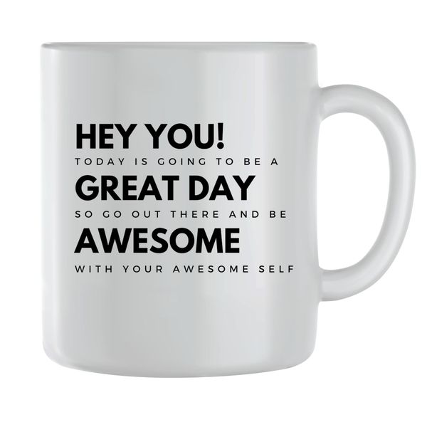 Great Day Coffee Mugs for Men Women Motivational Saying Graphic Cup Gift241