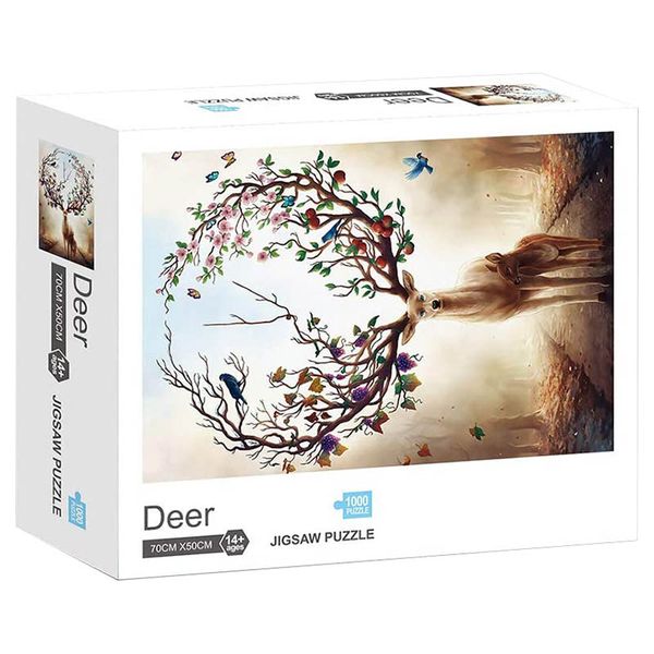 1000 Pieces Jigsaw Puzzles for Adults - Deer