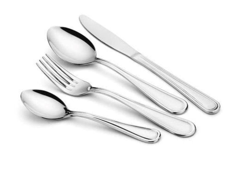 Classic Original Knife,Fork,Spoon and Teaspoon Set-48 Pack