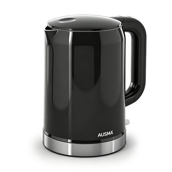 AUSMA 1.7L Stainless Electric Kettle,Auto-Shutoff &amp; Boil-Dry Protection