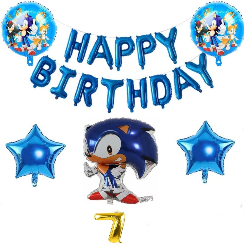 Sonic Hedgehog Balloons 7 Years | Shop Today. Get it Tomorrow ...