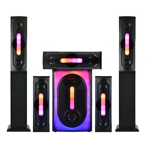 Powerful 5.1 Surround Sound System with Bluetooth, Super Bass Woofer