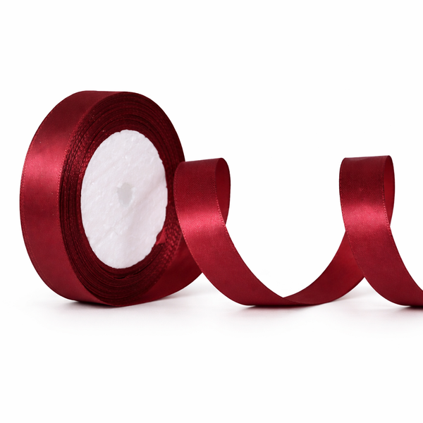 Polyester Craft Ribbon - Wine Red