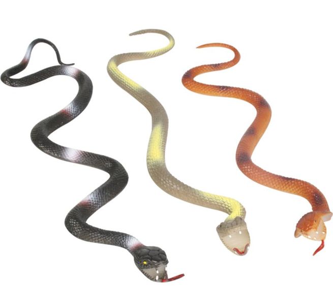 Bulk Pack x 5 Animals Snake Pvc