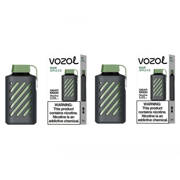 Vozol Gear 10000 Puffs (Pack of 10) - Sour Apple