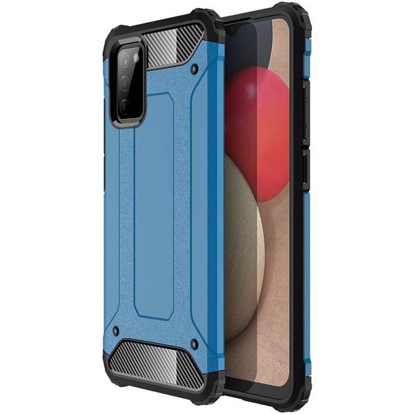 Hybrid Shockproof Case for Samsung Galaxy A02s - Blue