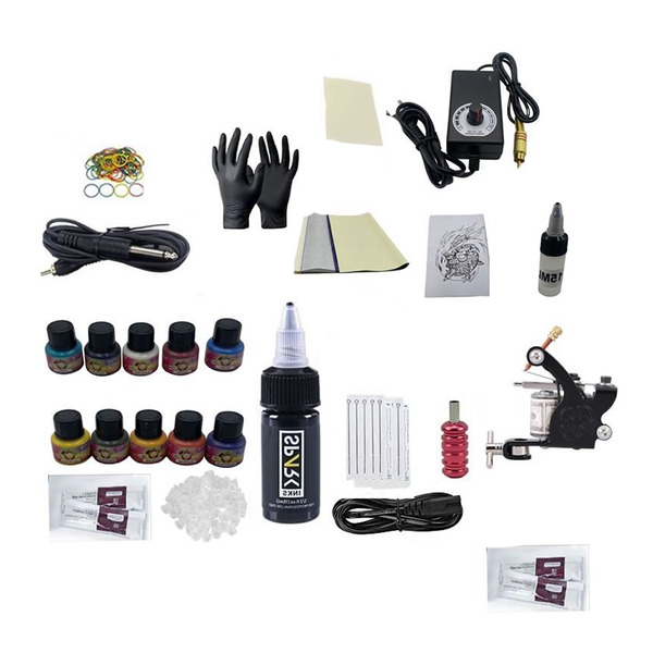 Professional Complete Tattoo Kit With Tattoo Power Supply D23-8-3