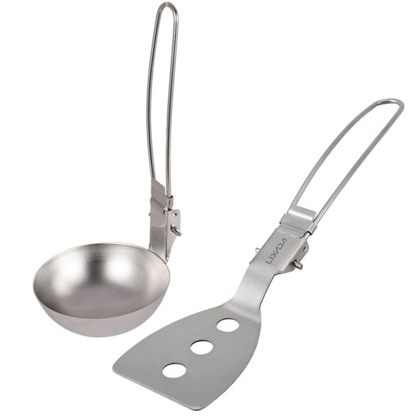 Camping Cooking Tool Two Set Grill and Scoop