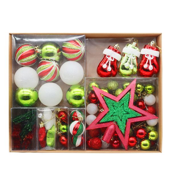 Christmas Ball Ornament Set | Shatterproof Hanging Decor for Xmas Tree