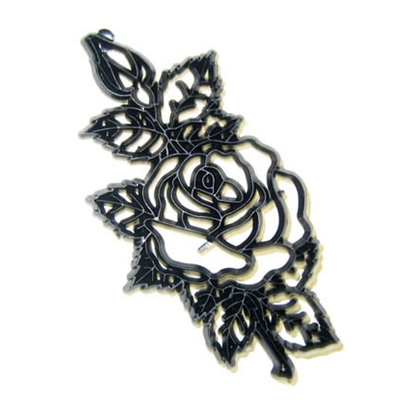 Patchwork Cutters TEAROSE Rose w/ Leaves Icing Sugarcraft Cake Decorating