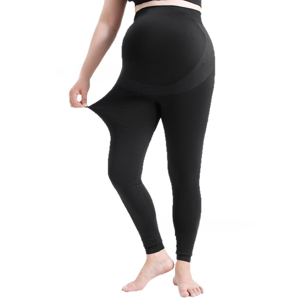Plus Size Maternity Leggings: Seamless Yoga &amp; Activewear for All Trimesters