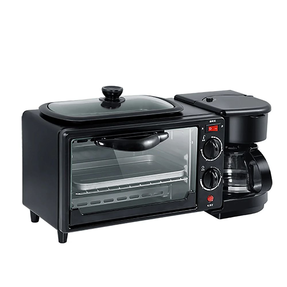 DH Multifunction Household 3 In 1 Breakfast Station Coffee Maker