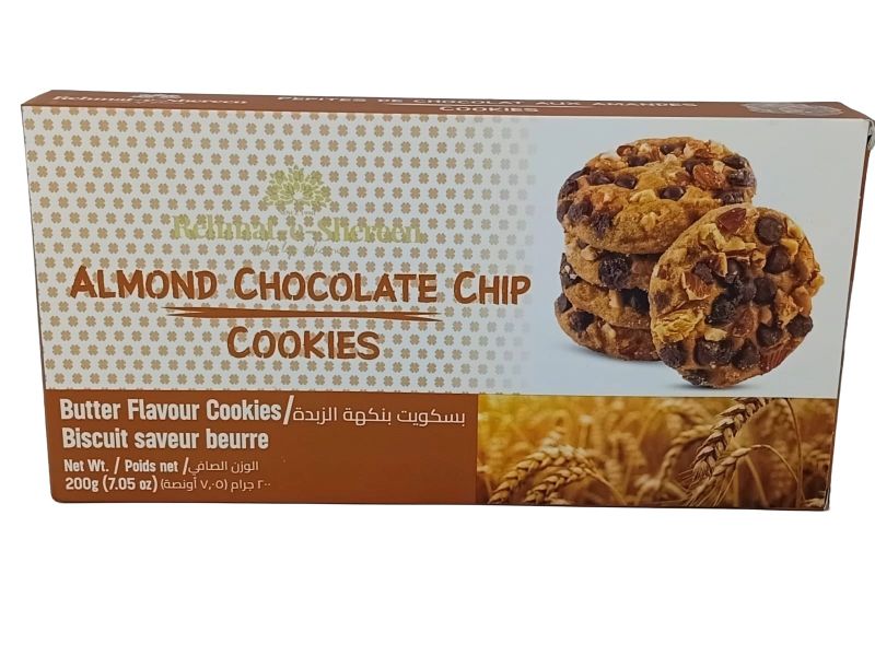 Almond Chocolate Chip Cookies - 200g