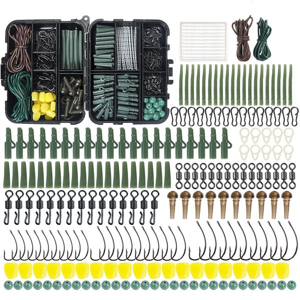 Sport 308 Piece Professional Carp Fishing Kit &amp; Portable Travel Storage Box