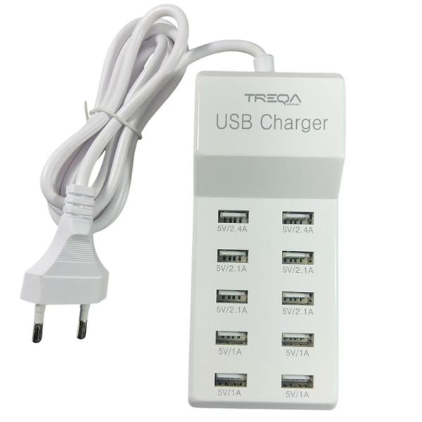 Xiang Peng-USB Charger 10 Port 2.4A/1A