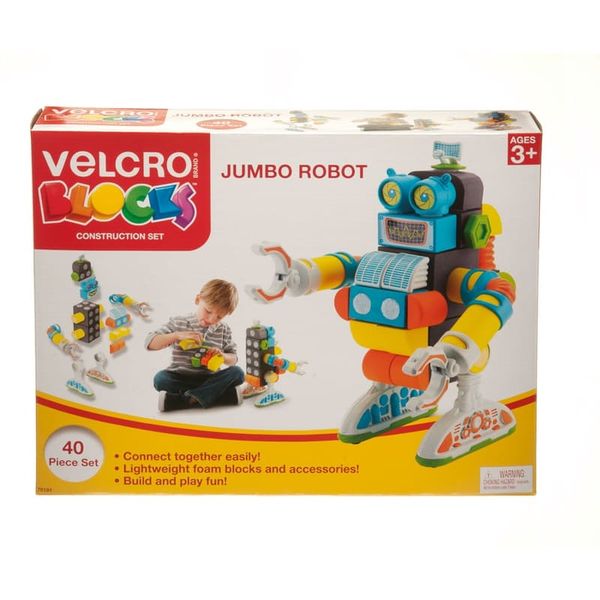 Velcro Blocks Construction Set - Jumbo Robot