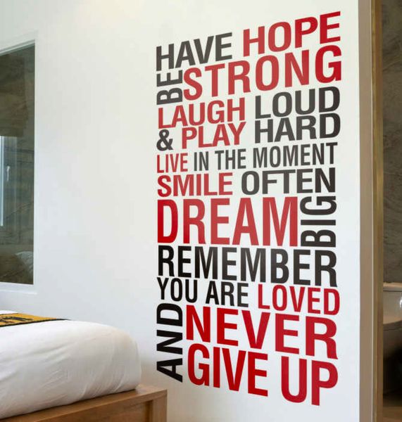 Imaging Architects Have Hope Be Strong Motivational Wall Decal