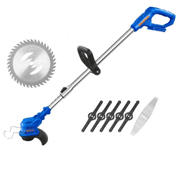 Wadfow - Cordless Grass Trimmer (20V) with Multiple Cutting Blades