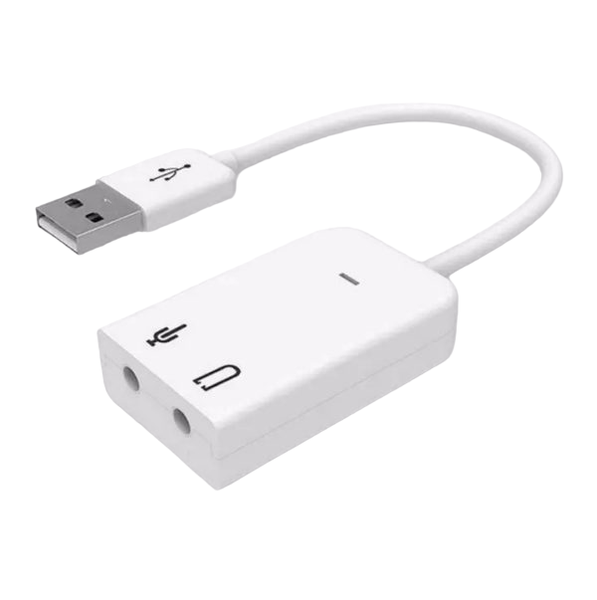 USB Sound Card Virtual 7.1 3D External USB Audio Adapter