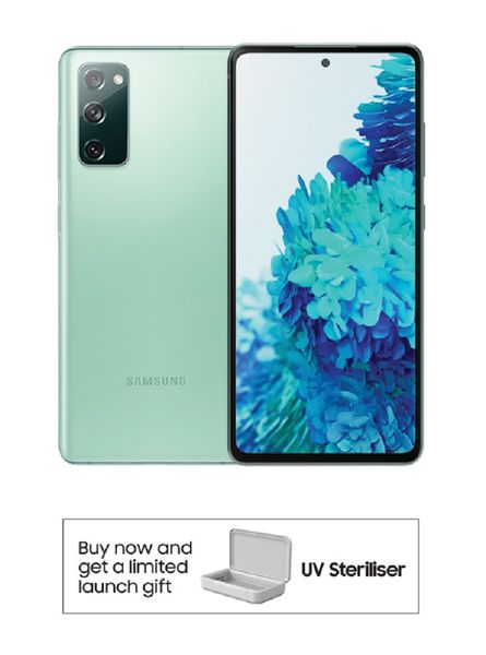 Samsung Galaxy S20FE 128GB Dual Sim - Cloud Mint + UV Sanitizer Bundle