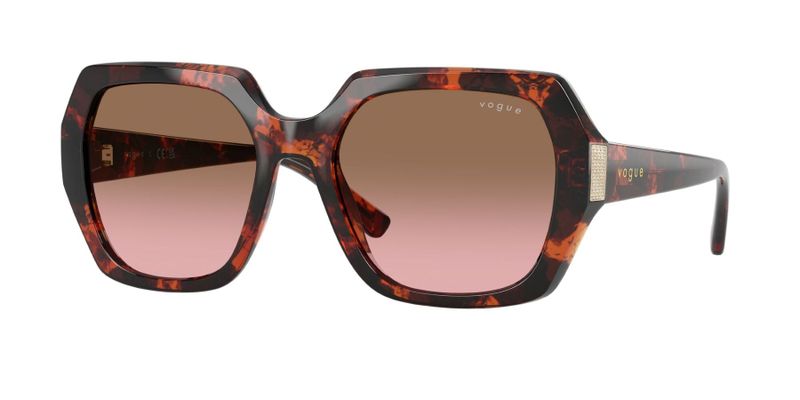 Vogue Irregular Sunglasses - Woman - Tortoise