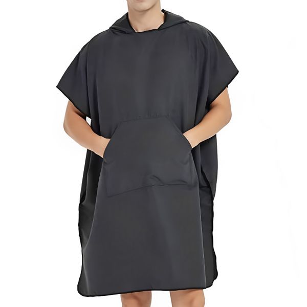Surf Swim Poncho Changing Robe with Pocket Long Sleeve Hooded