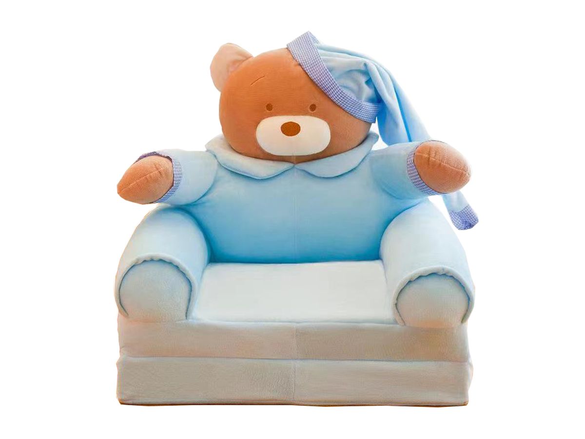 Baby Sofa Chair Stool Lazy Tatami Single Cushion Blue Sleep Wear
