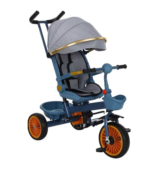 Kids Tricycle with Canopy - Blue
