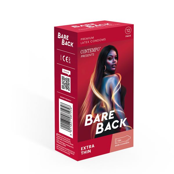 Contempo Bareback Ultra-Thin Condoms 12s