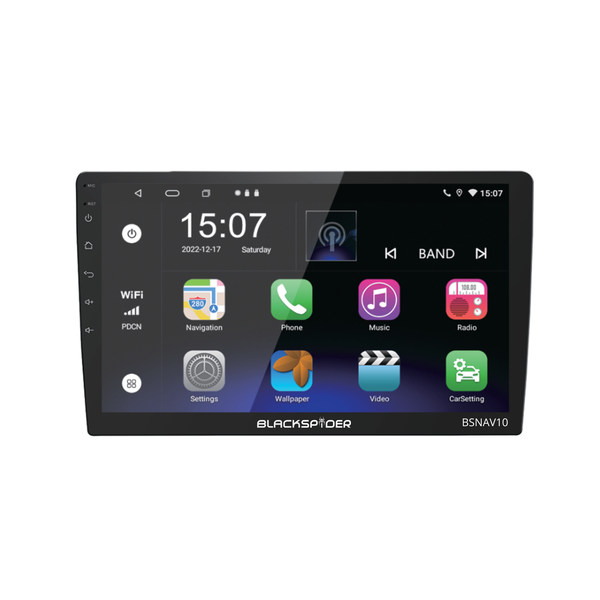 BlackSpider BSNAV10 10.1'' Wireless Apple Car Play &amp; Android Auto Radio