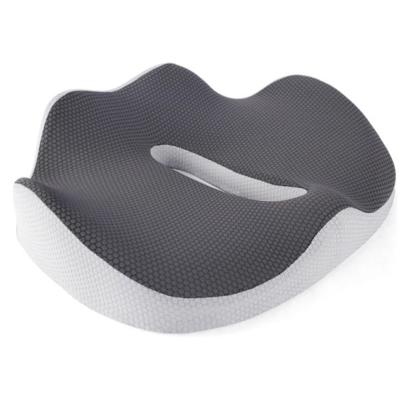 Office Chair Cushion Memory Foam Thickened Sciatic &amp; Back Coccyx Relief