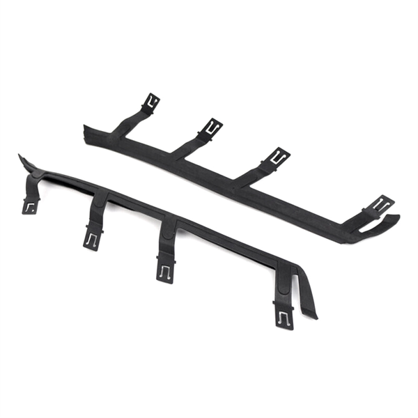 1Pair Black Front Headlight Gasket Upper Bracket Fit Compatible with Bmw