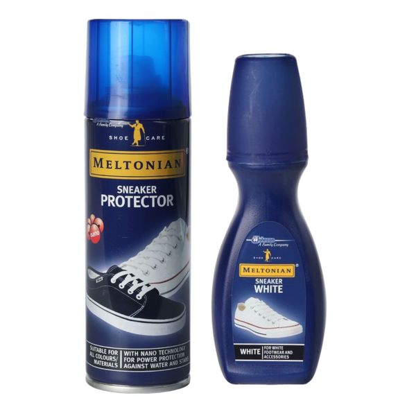 Meltonian Sneaker Protect Spray 200ml with Sneaker White Polish 75ml