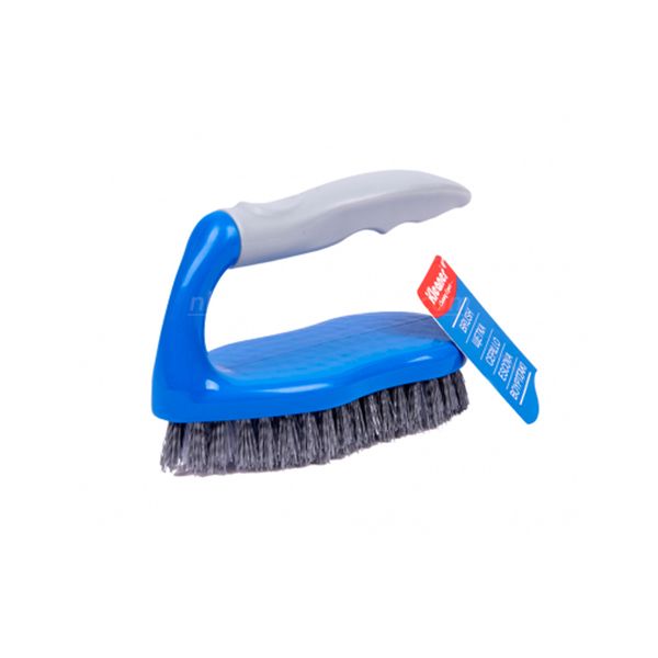 Multi-Purpose Household and Kitchen Surface Scrubbing Brush with Grip