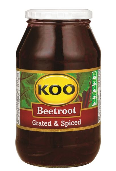KOO - Grated &amp; Spiced Beetroot 6x780g