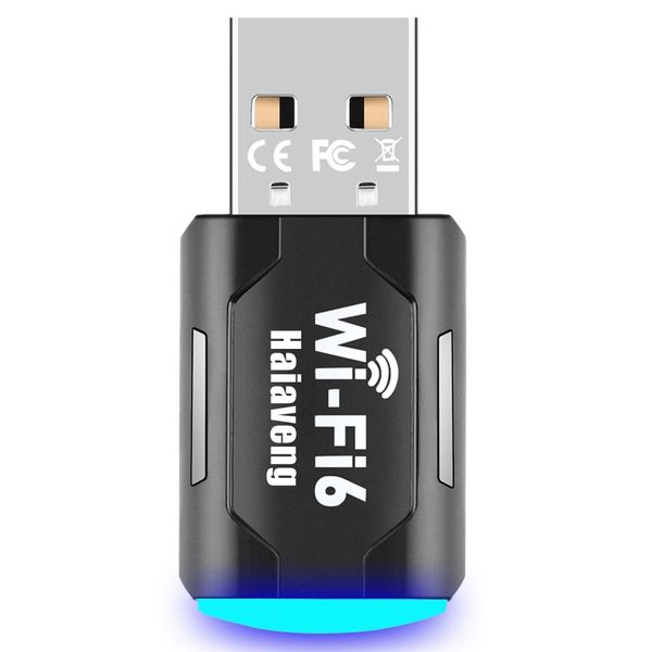 2-in-1 Wi-Fi 6 Bluetooth 5.4 USB Adapter for PC Laptop, USB WiFi AX900Mbps