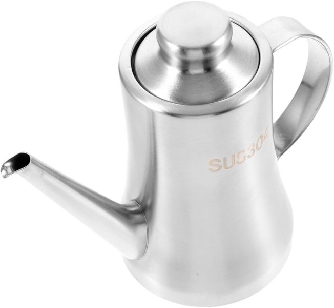 24oz Stainless Steel Oil Storage Can with Filter