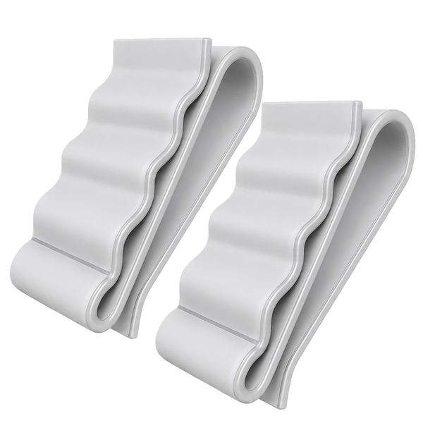 2-piece Holder Clip for Car Sun Visor Sunglasses with Glasses Secure