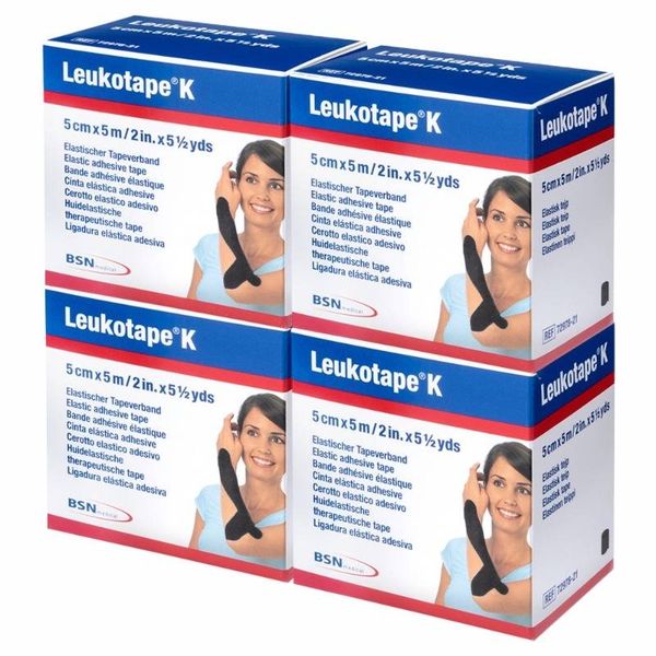 Leukotape K. Kinesiology Tape. Leuko Sport Strapping. 5cm x 5m