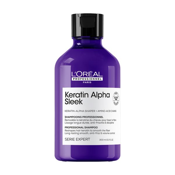 L'Oréal Professionnel Keratin Alpha Sleek Anti-Frizz Shampoo 300ml