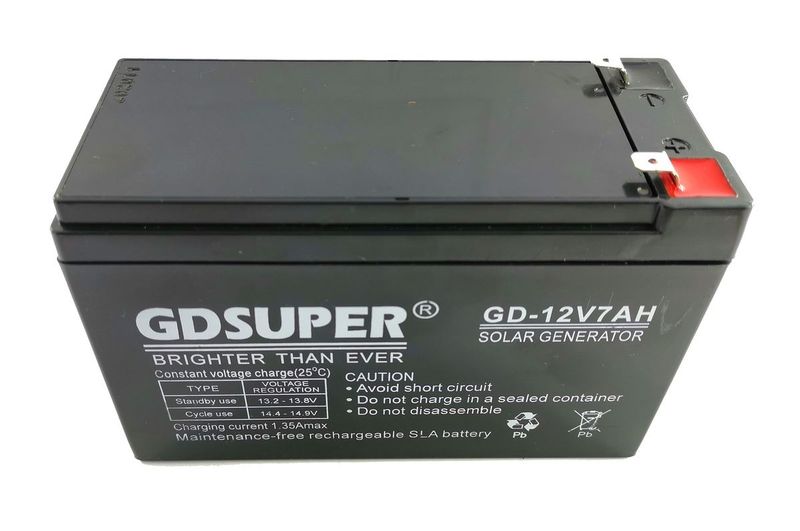12V 7ah VRLA Battery
